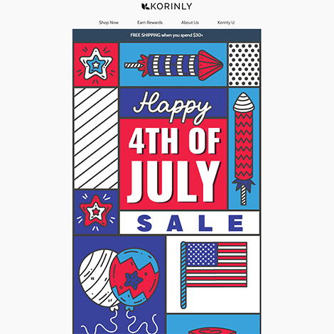 4th of July Pop Sale